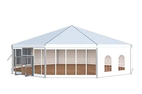 10 Sided Polygon Tent 3d