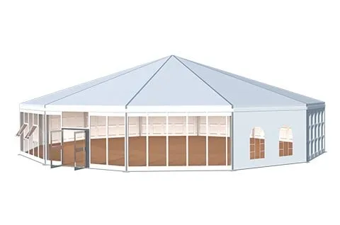 12 Sided Polygon Tent 3d