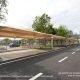 long span carport tent parking row