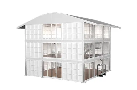Triple Decker Tent 3d