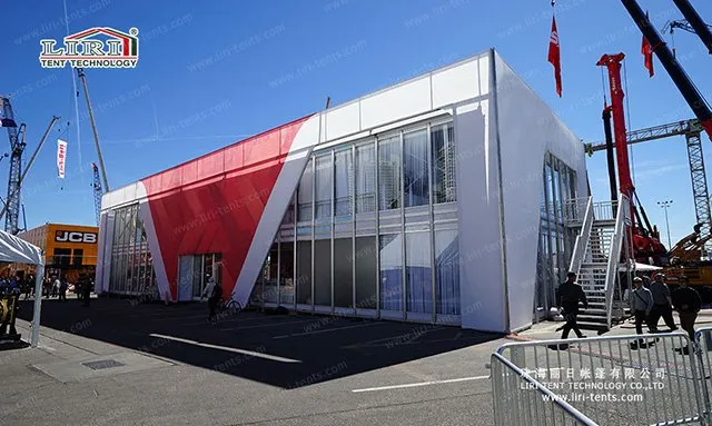 Two Storey Exhibition Tent with Glass Wal