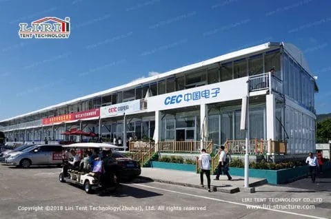 double decker tent rental