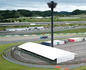 Outdoor Event Tent Rental for Ferrari Challenge
