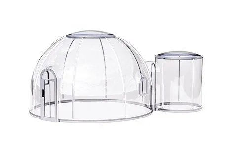 Transparent Dome House