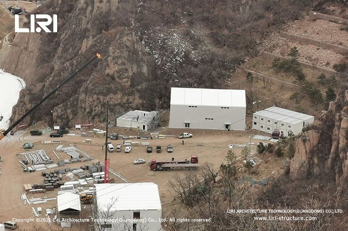 How to set up a large event marquee on the mountain (2) How to set up a large event marquee on the mountain (2)
