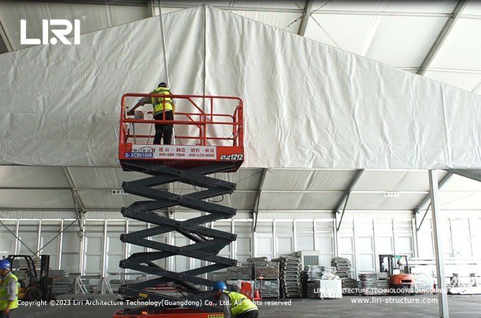 5. Assemble roof cover, gable triangle cover and sidewalls (3)