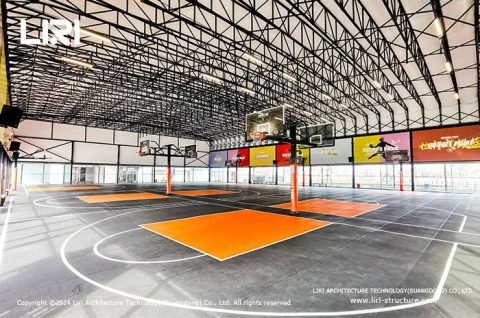 Outdoor sports venue sun protection
