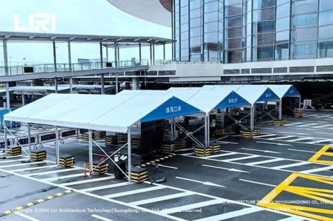 car inspection tents