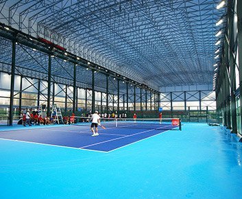 Retractable Shades Tennis Courts