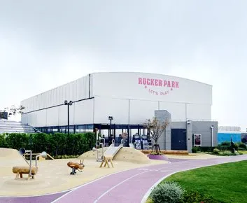 Basketball Court Roof Electric Push pull Shed