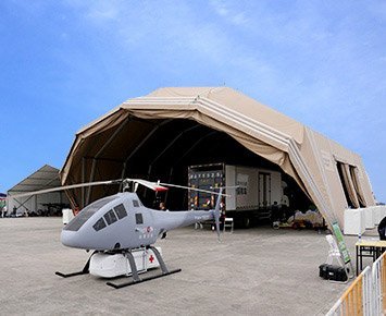 Clamshell Hangar