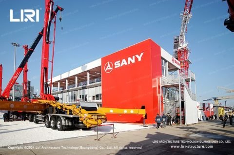 Three story event tents for outdoor exhibitions