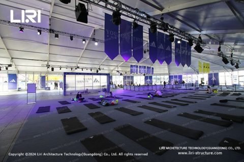 Waterproof Adidas custom event tents for outdoor