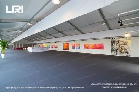 Spacious temporary art venues