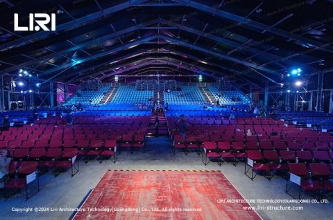 temporary concert venue for music events