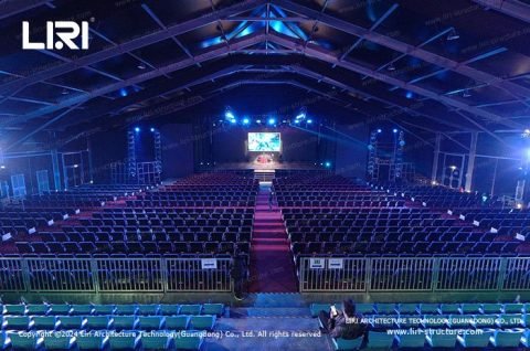 temporary large concert venue