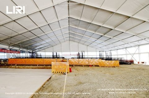 cold weather construction tent