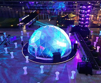 Clear Geodesic Dome Tent for Events