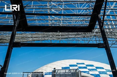 Padel Court with Roof
