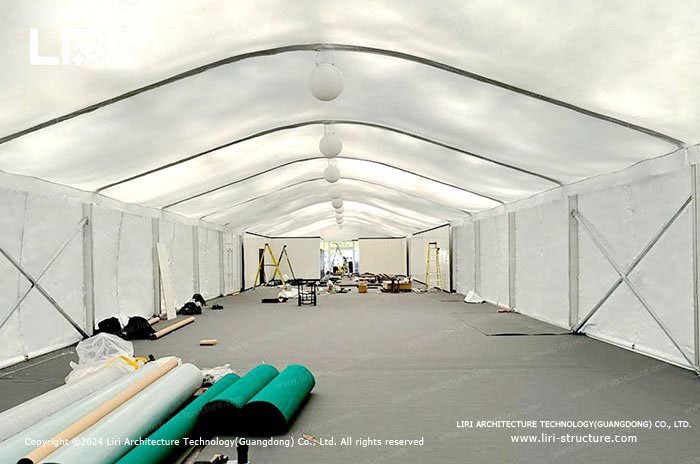 Temporary tent solution Temporary tent solution