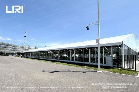 Modular training venue by Liri Structure