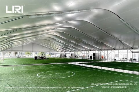 Robot training dome with over 30m diameter