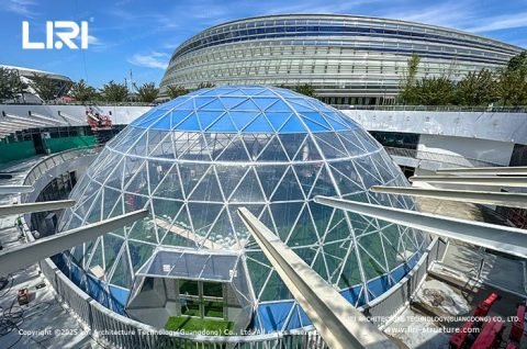 Innovative steel and ETFE Dome structure