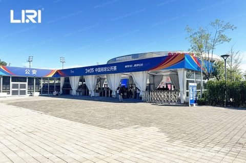 China Open temporary sports tents supplied by Liri Structure