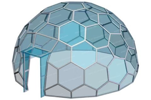 Glass Geodesic Dome Tent