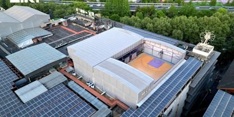 Retractable roof cover system for sports venue