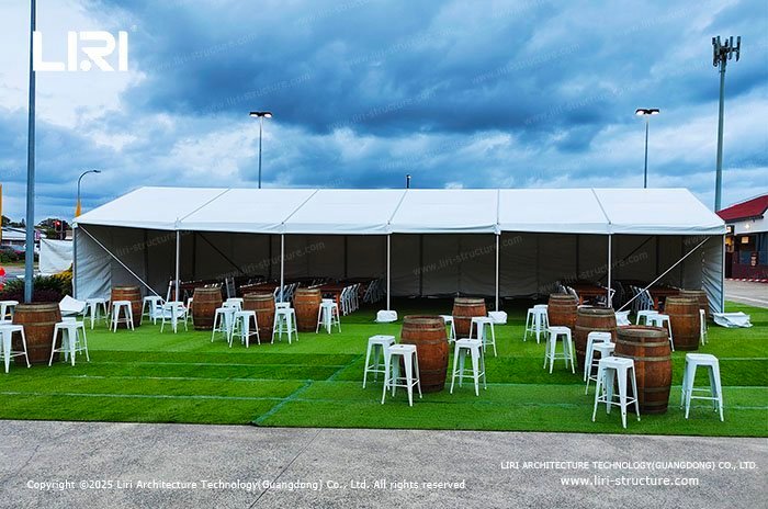 Celebration tent setup and safety guidelines