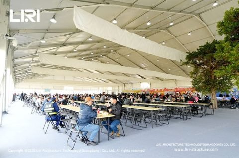 High quality temporary tents covering over 10,000 square meters for the 2025 AERO Asia