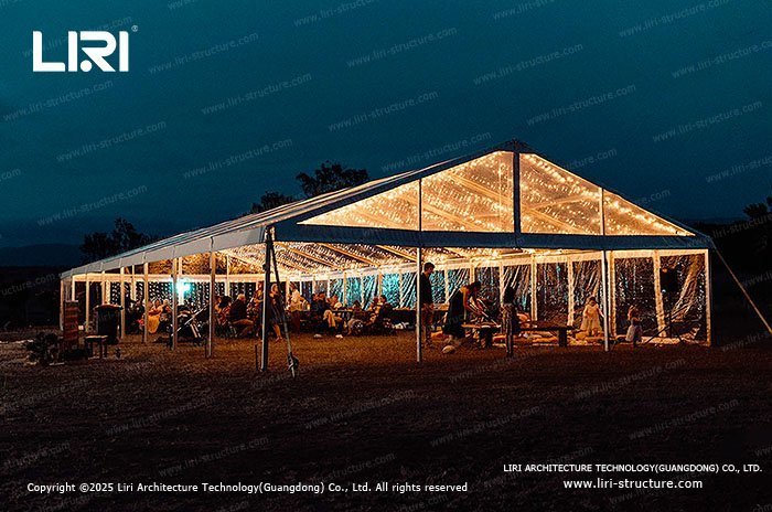 Proper site selection for celebration tents