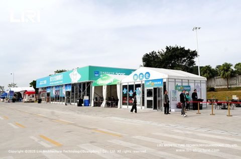 airshow tent solution for large scale aviation exhibitions