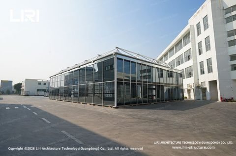 grid structure rapid assembly scene