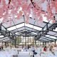 Luxury pastoral marquee for wedding reception
