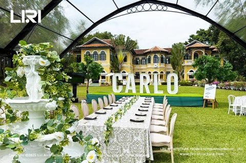garden marquees column free interior
