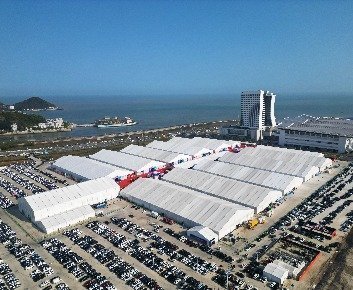 Aluminum Frame Fashion Fair Tent cover image
