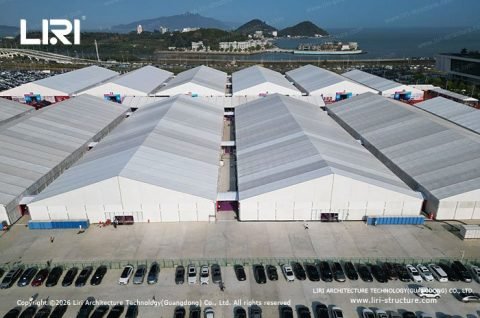 Aluminum Frame Fashion Fair Tent large scale expo layout