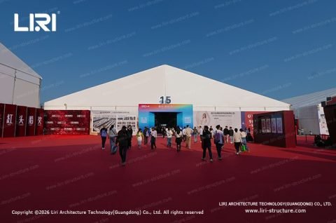 Aluminum Frame Fashion Fair Tent trade show entrance structure