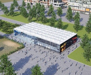 Pyramid Structure for Exhibition Hall cover image