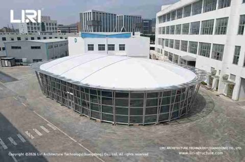 Grand Palace polygon roof structure