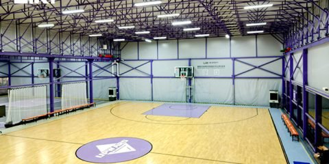 Upgrade Your Court with an Electric Push Pull Roof Structure One click switching between indoor and outdoor