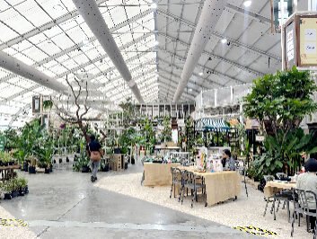 SAMA Garden aluminum curved roof structure cover