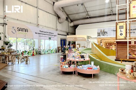 SAMA Garden retail and entrance area
